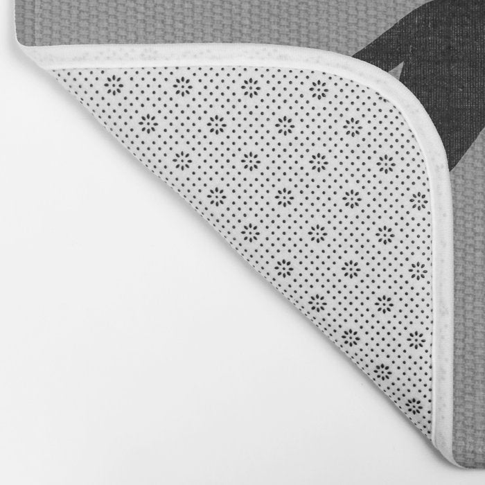 Black Labrador Retriever Dog Silhouette Bath Mat Gallery Image 2