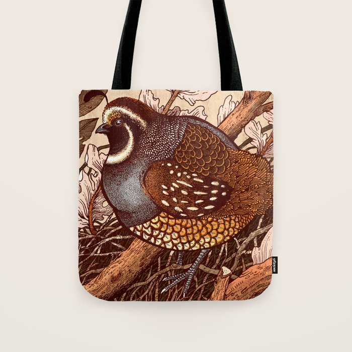 Little Quail Tote Bag Gallery Image 1