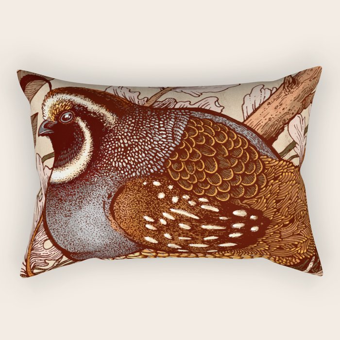 Little Quail Rectangular Pillow Gallery Image 2