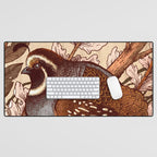 Little Quail Desk Mat Gallery Image 1