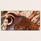 Little Quail Desk Mat Gallery Image 3