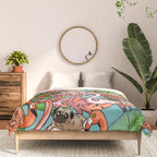 Flamingo Party Comforter Gallery Image 3
