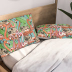 Flamingo Party Pillow Sham Gallery Image 2