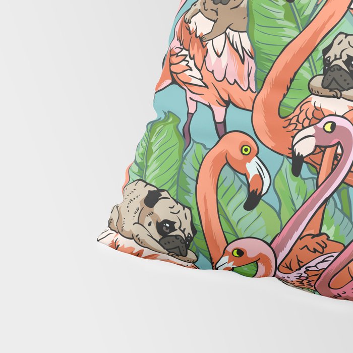 Flamingo Party Pillow Sham Gallery Image 4