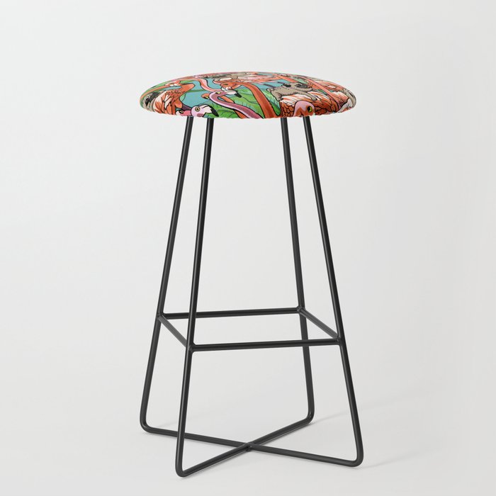 Flamingo Party Stool Gallery Image 1