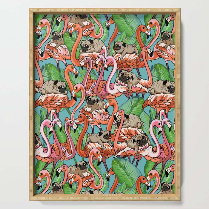 Flamingo Party Serving Tray Gallery Image 1