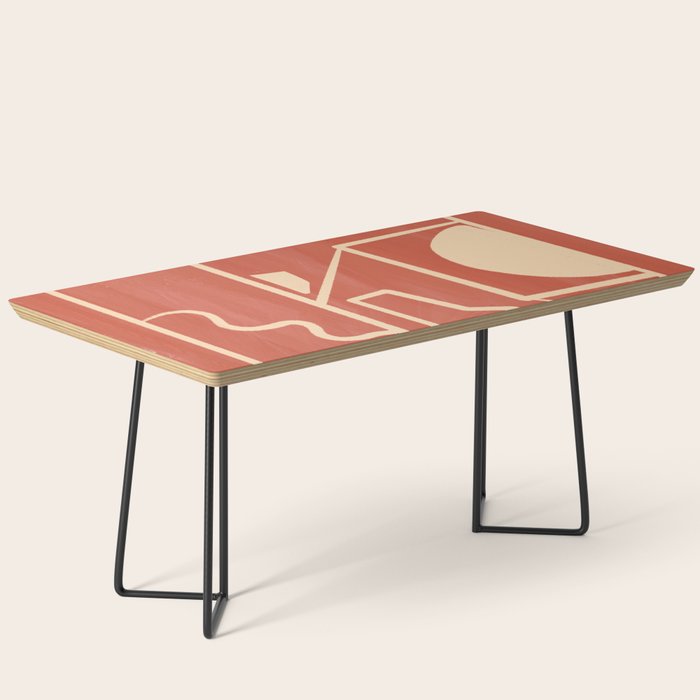 Modern Abstract Minimal Shapes 39/3 Coffee Table Gallery Image 1