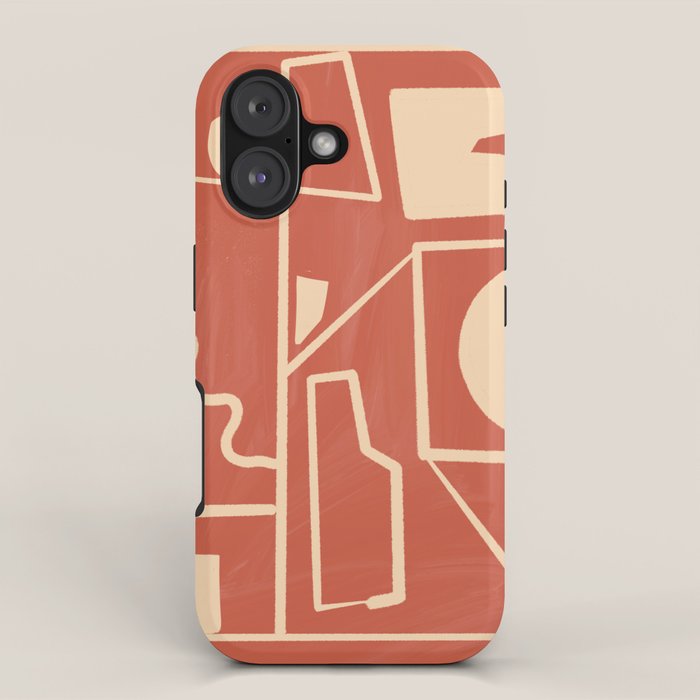 Modern Abstract Minimal Shapes 39/3 iPhone Case Gallery Image 1