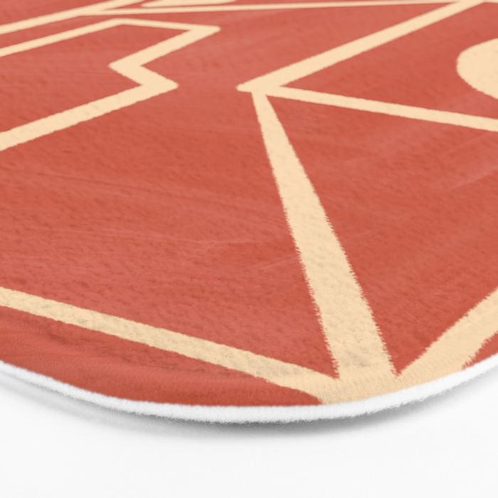 Modern Abstract Minimal Shapes 39/3 Bath Mat Gallery Image 3