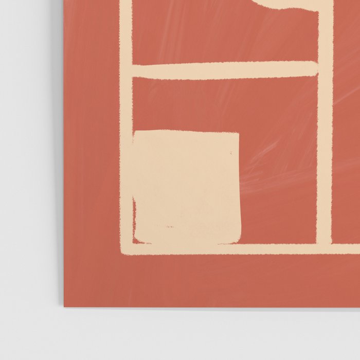 Modern Abstract Minimal Shapes 39/3 Poster Gallery Image 3