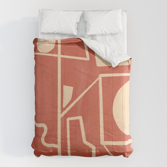 Modern Abstract Minimal Shapes 39/3 Comforter Gallery Image 6
