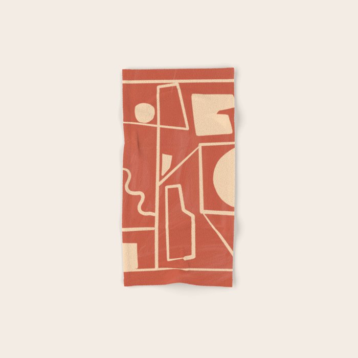 Modern Abstract Minimal Shapes 39/3 Bath Towel Gallery Image 1