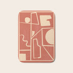 Modern Abstract Minimal Shapes 39/3 Bath Mat Gallery Image 1