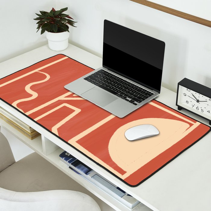 Modern Abstract Minimal Shapes 39/3 Desk Mat Gallery Image 2
