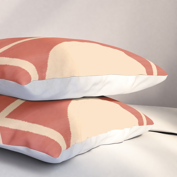 Modern Abstract Minimal Shapes 39/3 Pillow Sham Gallery Image 3