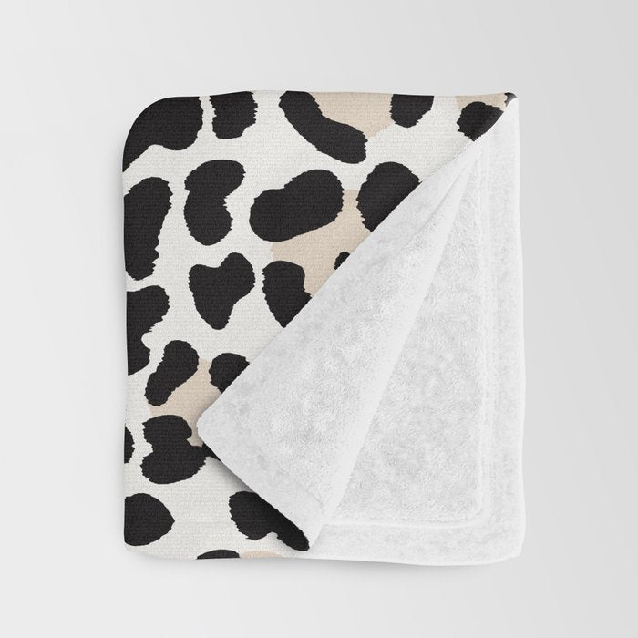 Snow Leopard Faux Throw Blanket Gallery Image 3