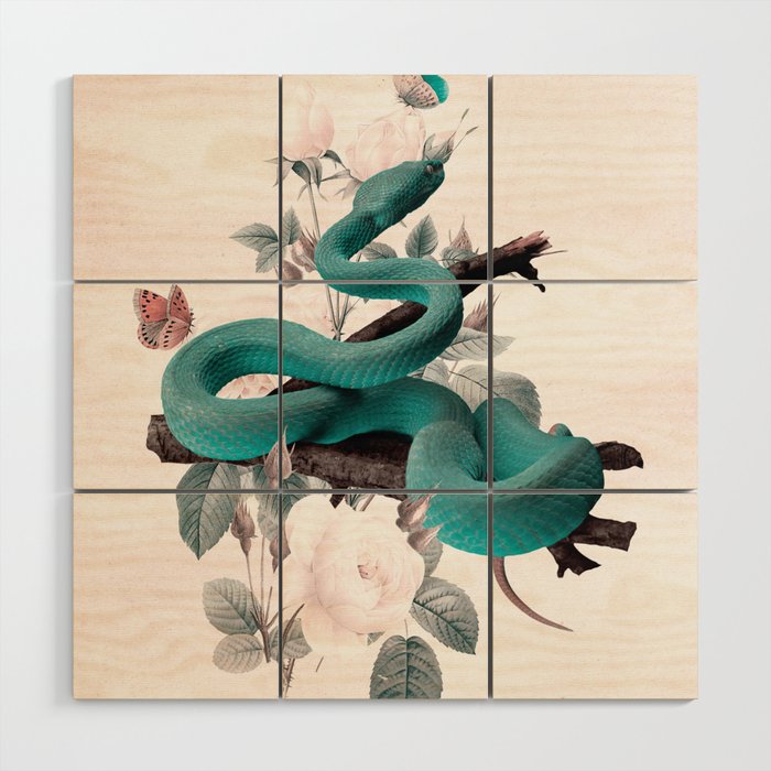 SNAKE 2 Wood Wall Art Gallery Image 1