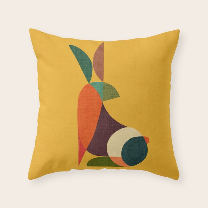 Rabbit Throw Pillow Gallery Image 6