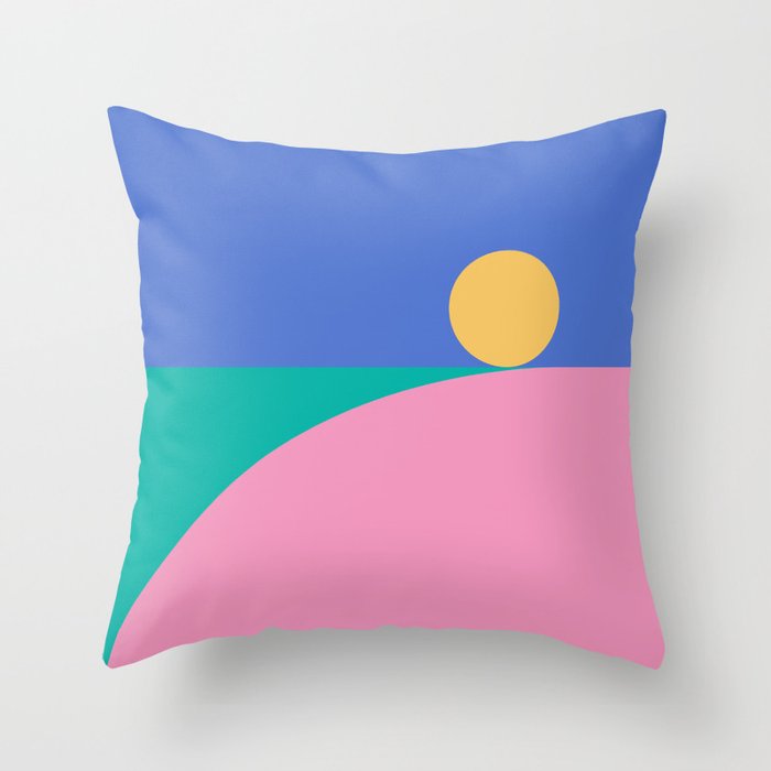 Simplistic Landscape XIX Throw Pillow Gallery Image 1