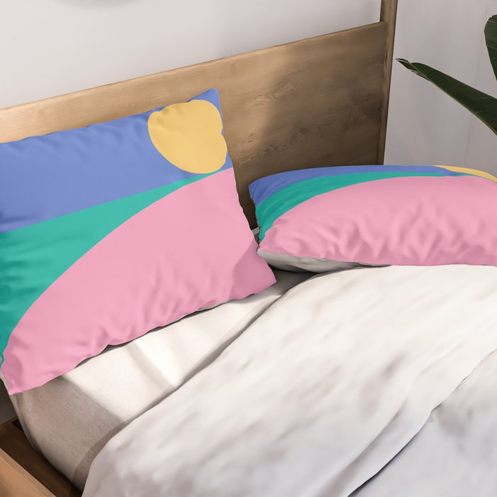 Simplistic Landscape XIX Pillow Sham Gallery Image 2