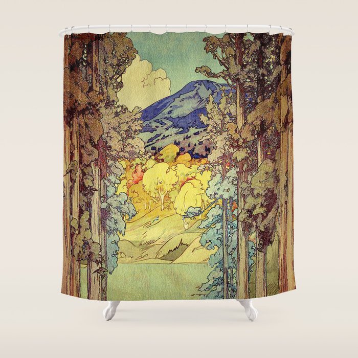 Returning to Hoyi Shower Curtain Gallery Image 1