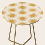 Boho Summer Sun Pattern I Golden Side Table Gallery Image 2
