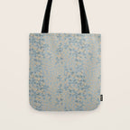 Seamless pattern design with hand drawn flowers and floral elements Tote Bag Gallery Image 1
