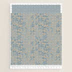 Seamless pattern design with hand drawn flowers and floral elements Jigsaw Puzzle Gallery Image 1