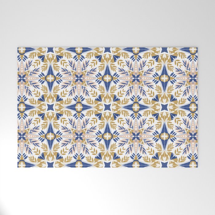 Modern circular nature tile B Welcome Mat Gallery Image 1