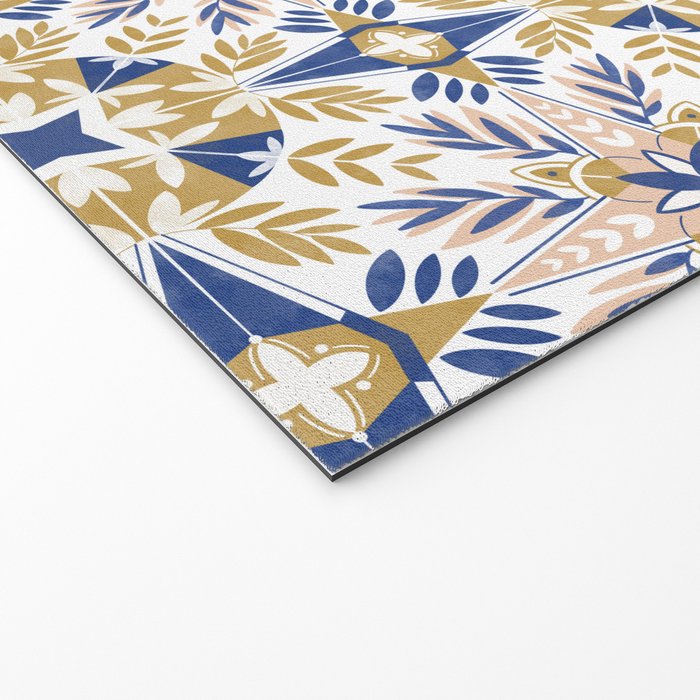 Modern circular nature tile B Welcome Mat Gallery Image 2