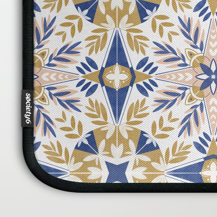 Modern circular nature tile B Laptop Sleeve Gallery Image 3