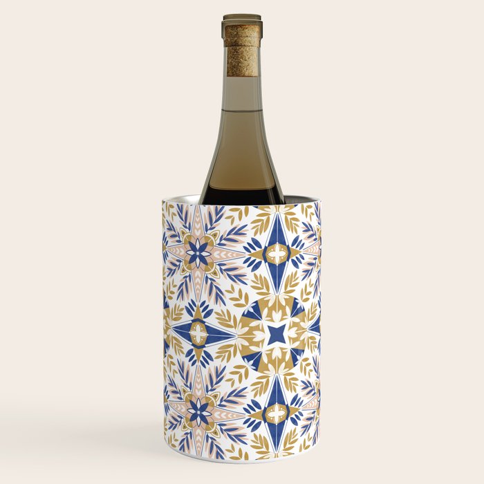 Modern circular nature tile B Wine Chiller Gallery Image 3