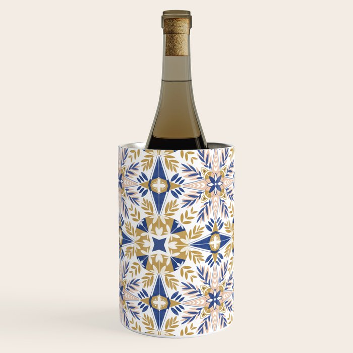 Modern circular nature tile B Wine Chiller Gallery Image 2