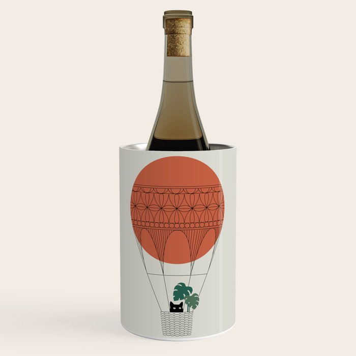 Cat Landscape 138: Hot Sun Balloon Wine Chiller Gallery Image 1