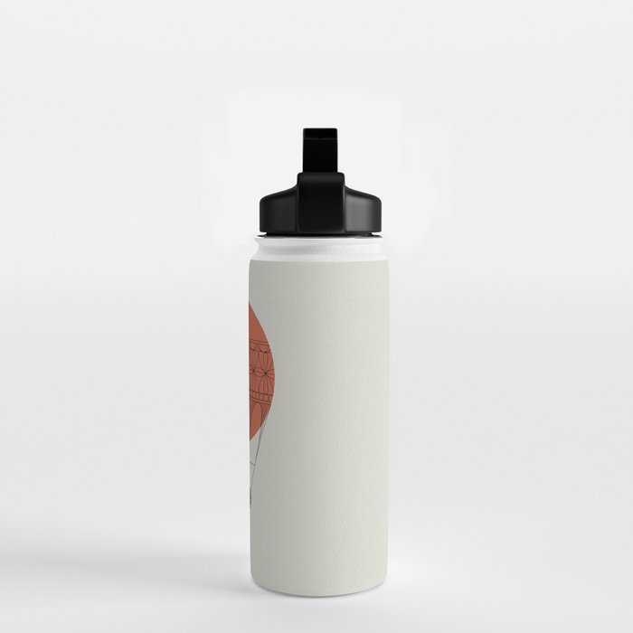 Cat Landscape 138: Hot Sun Balloon Water Bottle Gallery Image 2