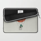 Cat Landscape 138: Hot Sun Balloon Laptop Sleeve Gallery Image 2
