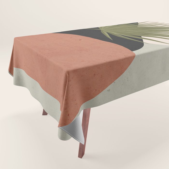 Tropical Leaf- Abstract Art 5 Tablecloth Gallery Image 1