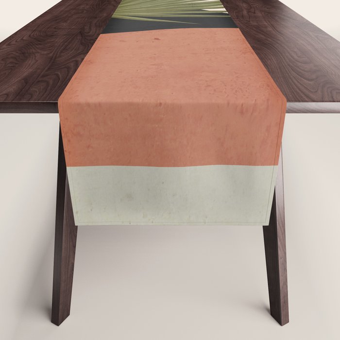 Tropical Leaf- Abstract Art 5 Table Runner Gallery Image 1
