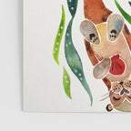 Five Otters - Green Seaweed Poster Gallery Image 3
