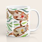 Five Otters - Green Seaweed Coffee Mug Gallery Image 1