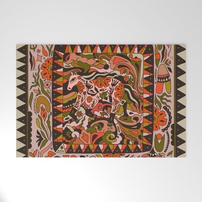 Horse Wild Welcome Mat Gallery Image 1