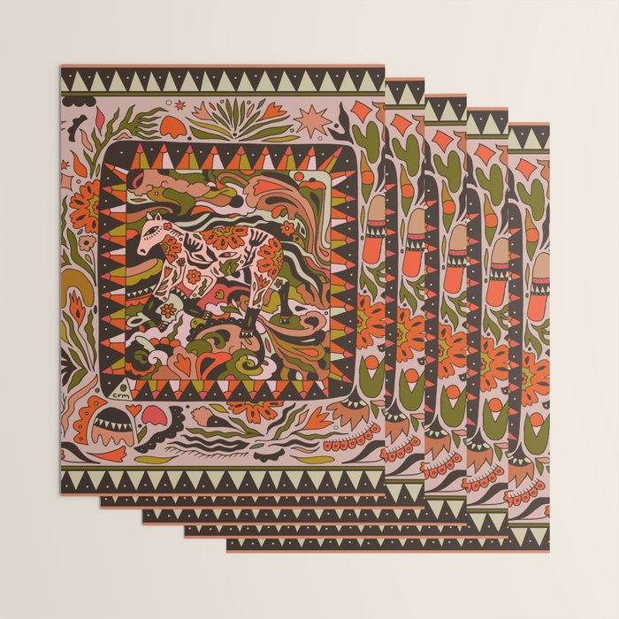 Horse Wild Wrapping Paper Gallery Image 3