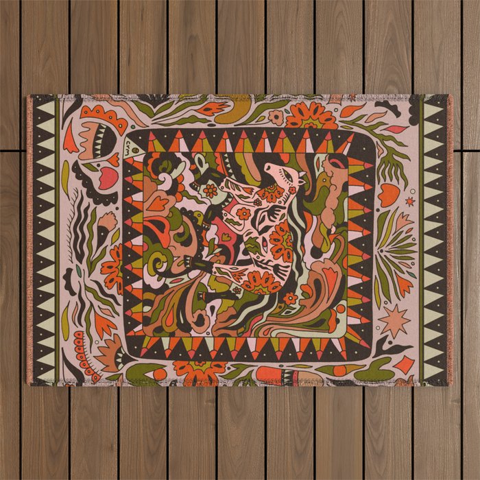Horse Wild Outdoor Rug Gallery Image 1