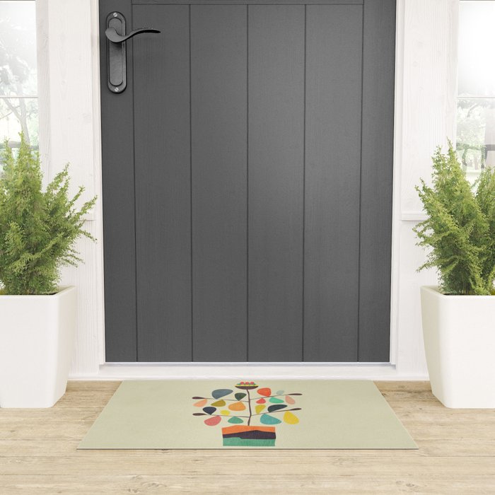 Potted Plant 4 Welcome Mat Gallery Image 3