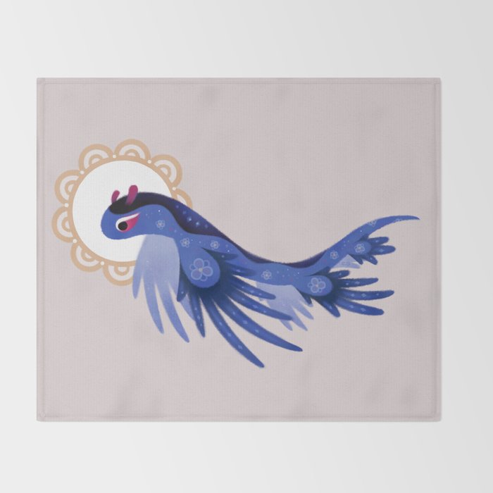 Blue dragon Throw Blanket Gallery Image 2