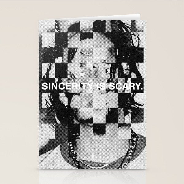Sincerity is Scary Stationery Card Gallery Image 1