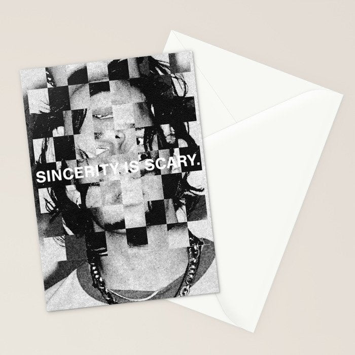 Sincerity is Scary Stationery Card Gallery Image 2