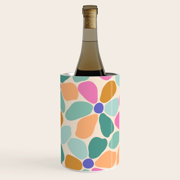 Jelly Bean Retro Flower Wine Chiller Gallery Image 2