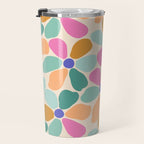 Jelly Bean Retro Flower Travel Mug Gallery Image 3