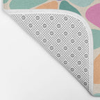 Jelly Bean Retro Flower Bath Mat Gallery Image 2